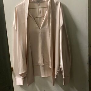 Babaton Satin Tieneck Bloomsburry Blouse